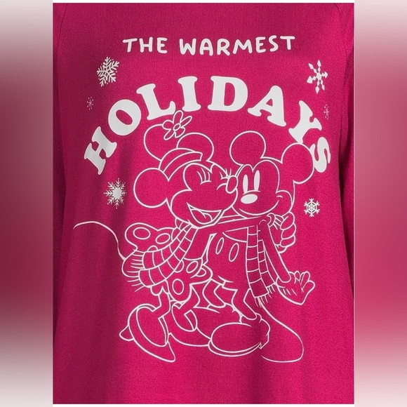 NWT Disney Women Rose Sangria Mickey Mouse 3-Piece Loungewear Gift Set - Picture 3 of 8